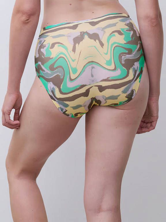 Softstretch Brief Chromatica Waves Print - 2