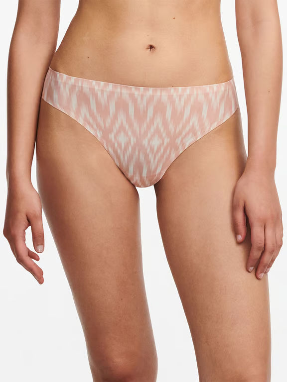 SoftStretch Thong Ikat Print - 0