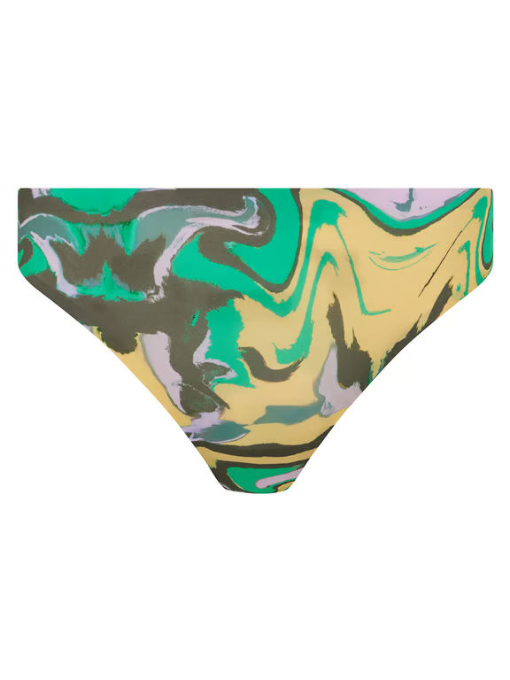 Softstretch Thong Chromatica Waves Print - 1