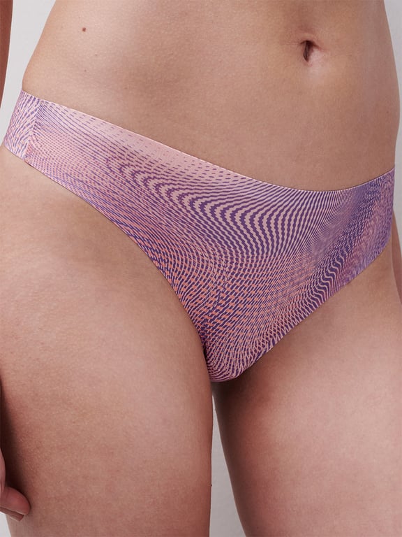 Softstretch Thong Iris Print - 3