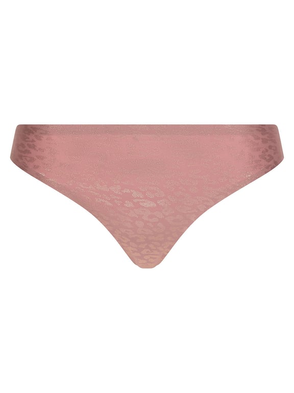 Softstretch Thong Pink Leo Shimmer - 1
