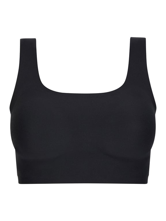 Softstretch | SOFTSTRETCH POWER - Softstretch Power Scoop Neck Bralette Black - 2