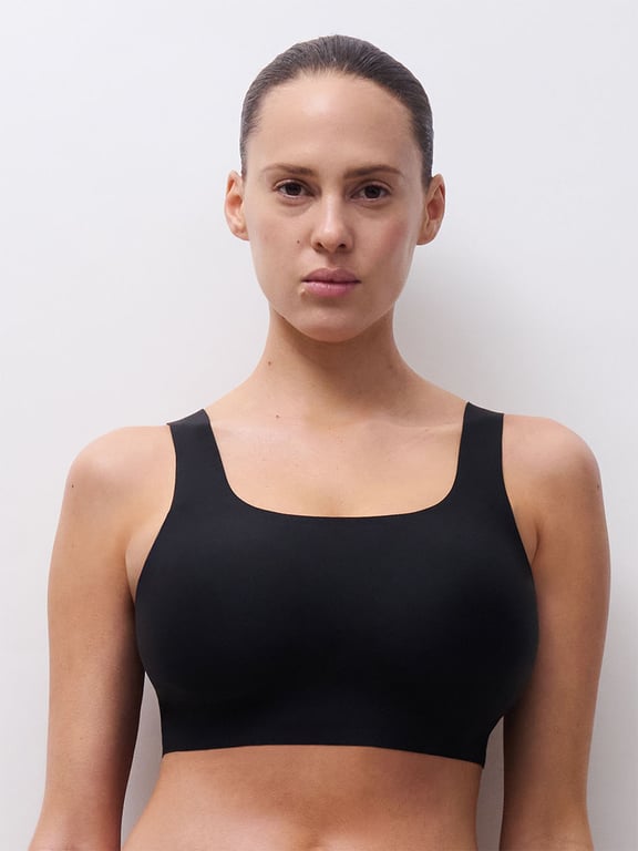 Softstretch Power Scoop Neck Bralette Black - 3
