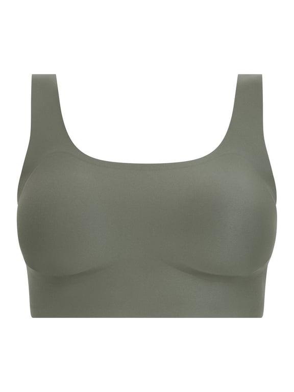 Chantelle | SoftStretch Power - Softstretch Power Scoop Neck Bralette Clay Green - 2