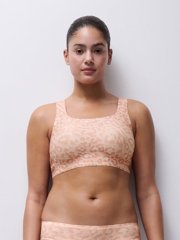 Softstretch | SoftStretch Power - Softstretch Power Scoop Neck Bralette Leo Blush - 1