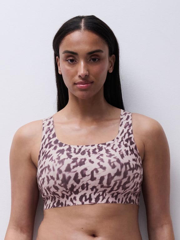 Chantelle | SoftStretch Power - Softstretch Power Scoop Neck Bralette Blurry Panther - 1