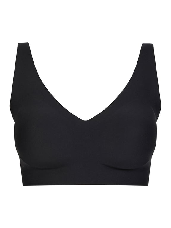 Softstretch | SOFTSTRETCH POWER - Softstretch Power V-Neck Wireless Support Bra Black - 2