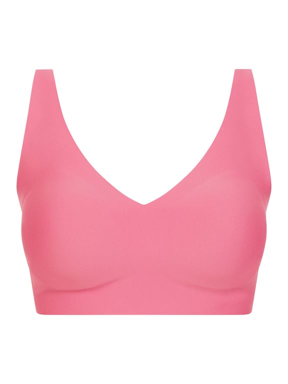 Softstretch | SOFTSTRETCH POWER - Softstretch Power V-Neck Wireless Support Bra Gardenia - 2