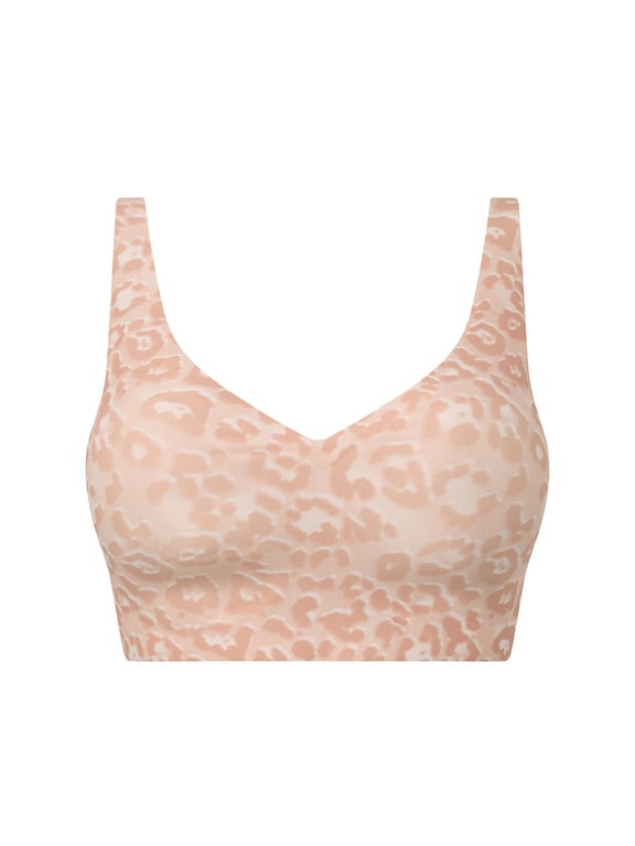 Softstretch | SoftStretch Power - Softstretch Power V-Neck Wireless Support Bra Leo Blush - 2
