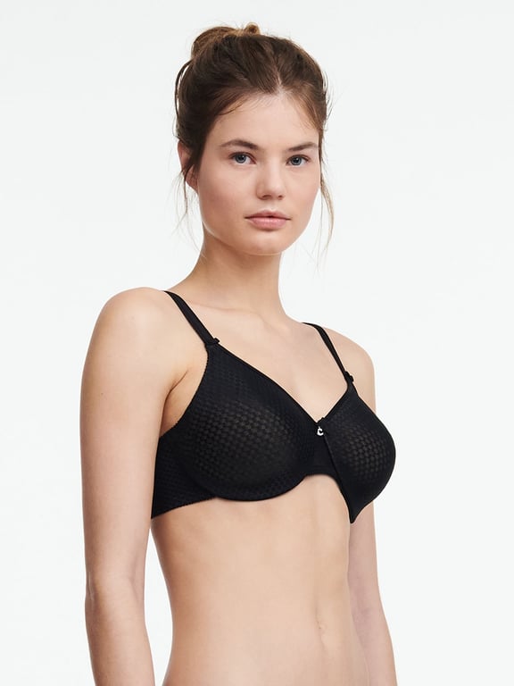 C Magnifique Nouveau Seamless Unlined Minimizer Bra Black - 2