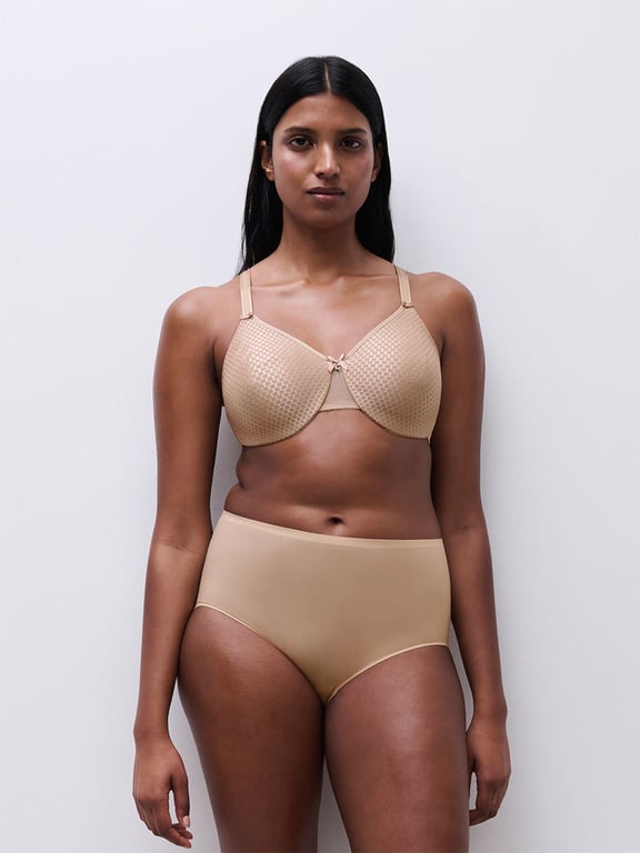 C Magnifique Nouveau Seamless Unlined Minimizer Bra Nude Sand - 5