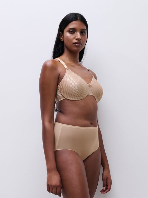 C Magnifique Nouveau Seamless Unlined Minimizer Bra Nude Sand - 3