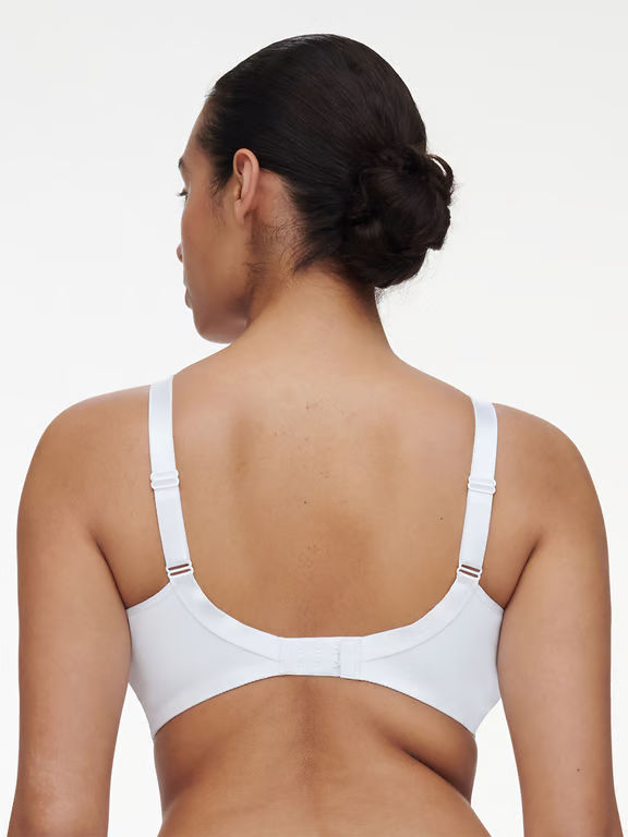 Merci Custom Fit Wireless Bra with Pocket White - 2