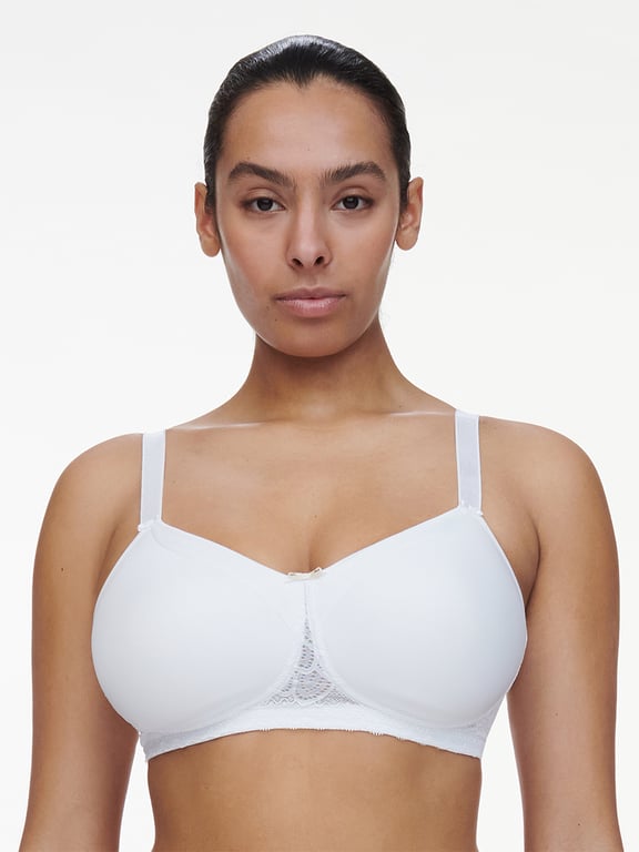 Chantelle | Merci - Merci Custom Fit Wireless Bra with Pocket White - 1