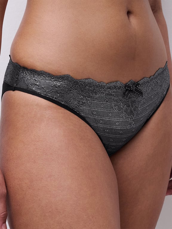 Rive Gauche Lace Bikini Metallic Effect - 3