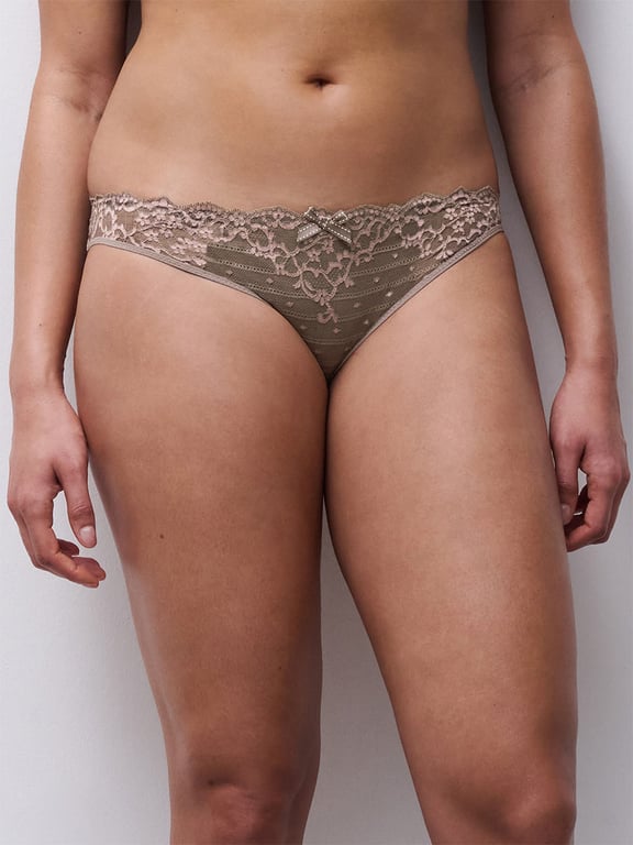 Chantelle | Rive Gauche - Rive Gauche Lace Bikini Bronzed Taupe/Rose - 1
