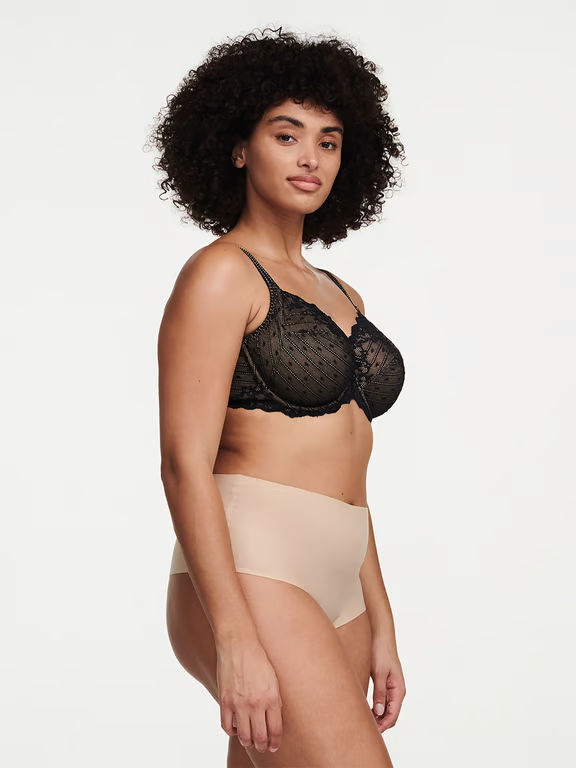 Rive Gauche Full Coverage Unlined Bra Black - 4