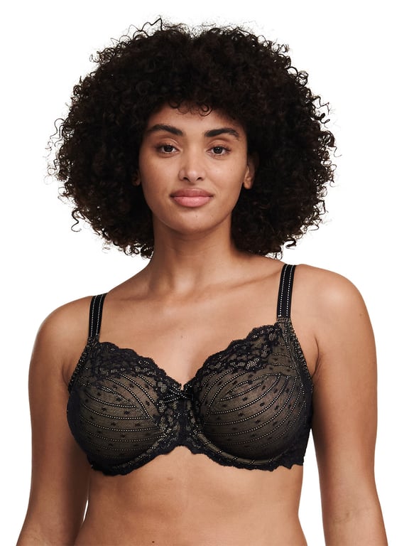 Rive Gauche Full Coverage Unlined Bra Black