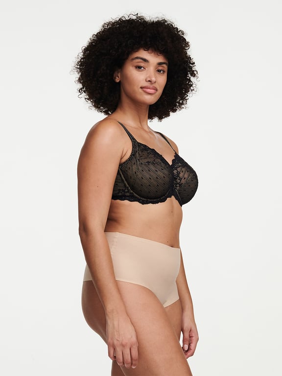 Rive Gauche Full Coverage Unlined Bra Black