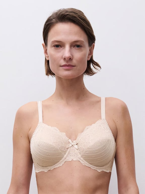 Rive Gauche Full Coverage Unlined Bra Rose Petal Nude - 2