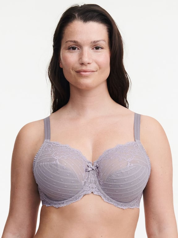 Chantelle | Rive Gauche - Rive Gauche Full Coverage Unlined Bra Grey/Lavender Frost - 1