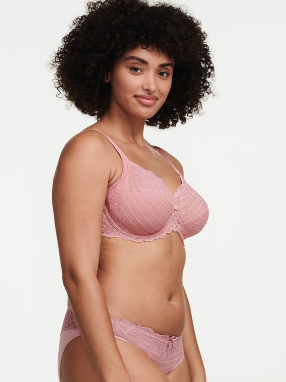 Rive Gauche Full Coverage Unlined Bra Tomboy Pink/Pale Rose - 2