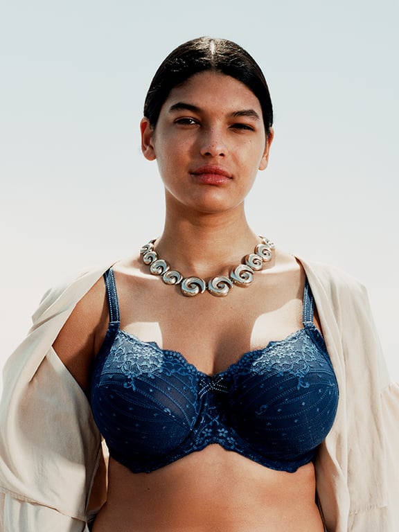 Chantelle | Rive Gauche - Rive Gauche Full Coverage Unlined Bra Blue Danube/Mist - 1