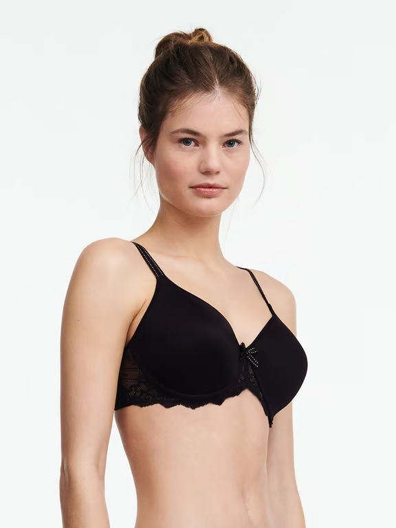 Rive Gauche Full Coverage Smooth Bra Black - 2