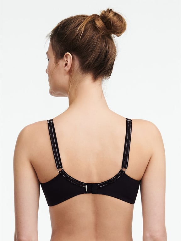 Rive Gauche 3 Part Full Coverage Bra Noir– Lin & Barrett Lingerie