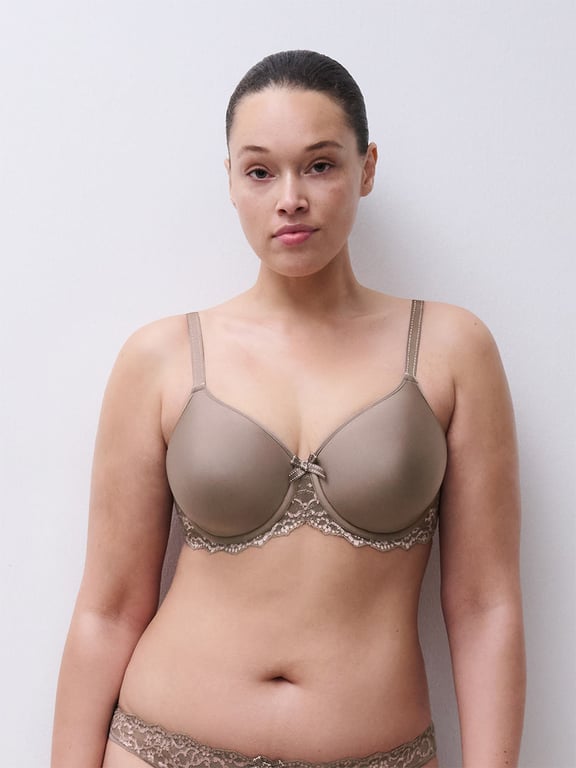 Chantelle | Rive Gauche - Rive Gauche Full Coverage Smooth Bra Bronzed Taupe/Rose - 1