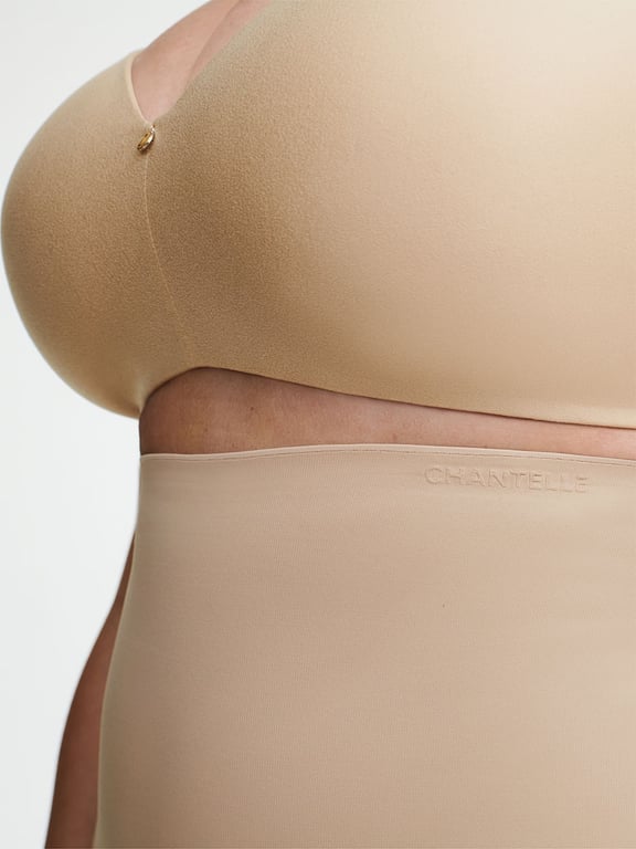 Basic Shaping Open Bust Mid-Thigh Shaper Nude Sand - 7