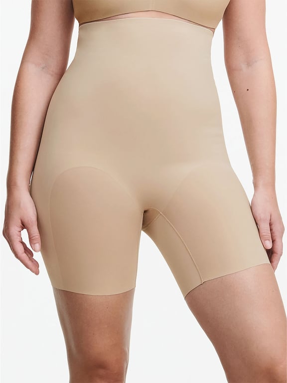 Basic Shaping Open Bust Mid-Thigh Shaper Nude Sand - 10