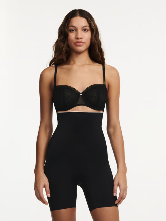 Chantelle | Basic Shaping - Basic Shaping High Waist Mid-Thigh Brief Black - 1