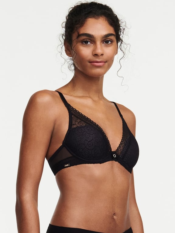 Festivité Lace Plunge Bra Black - 1