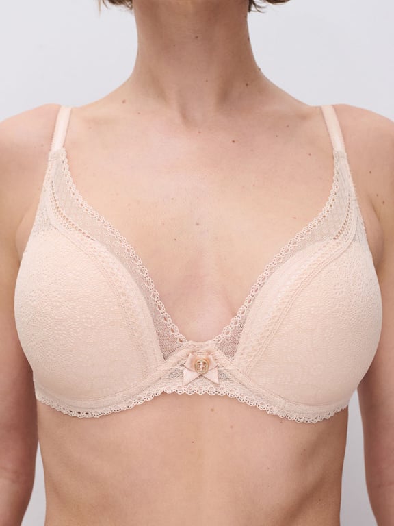 Festivité Lace Plunge Bra Nude Blush - 3