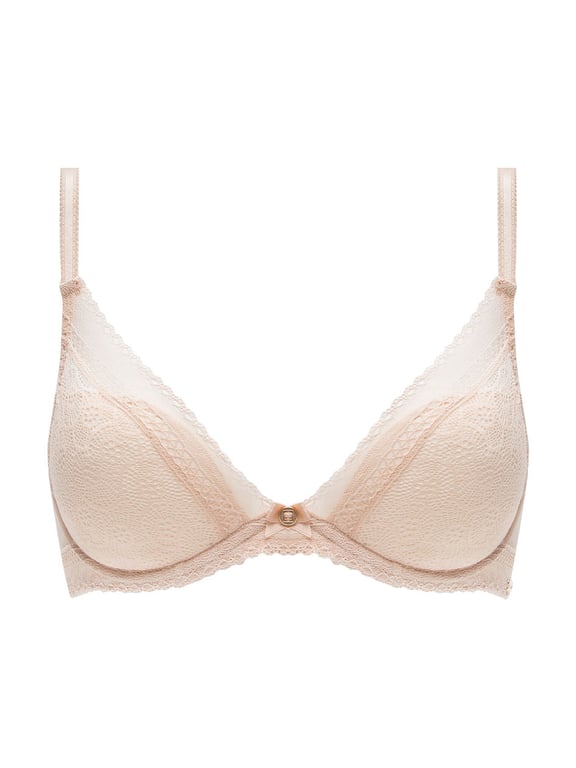 Festivité Lace Plunge Bra Nude Blush - 1