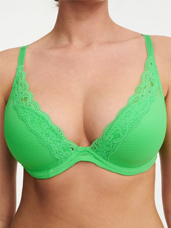 Brooklyn Plunge Bra, Passionata designed by CL Poison Green - 2