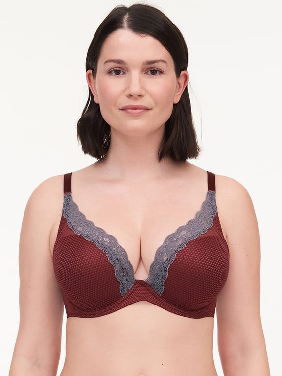 Brooklyn Plunge Bra, Passionata designed by CL Fig/Chestnut