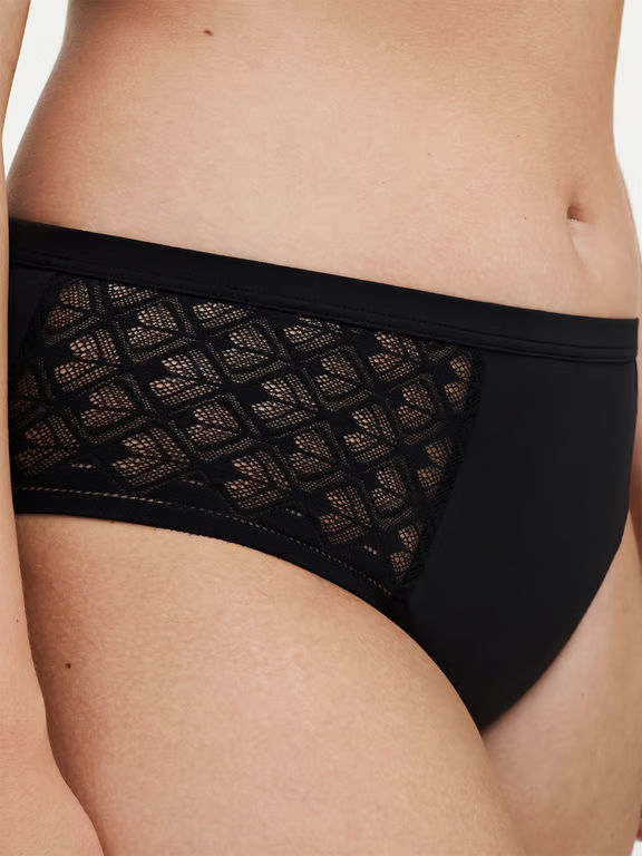 Ace Mid Rise Bikini Black - 3