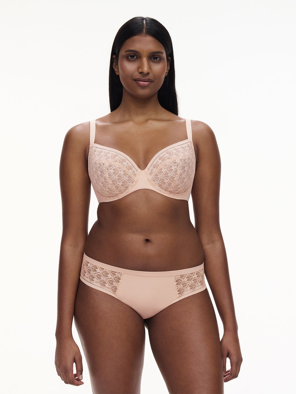 Ace Plunge Unlined Bra Nude Blush