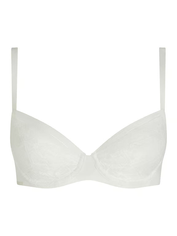 Ace Plunge Unlined Bra Milk - 1
