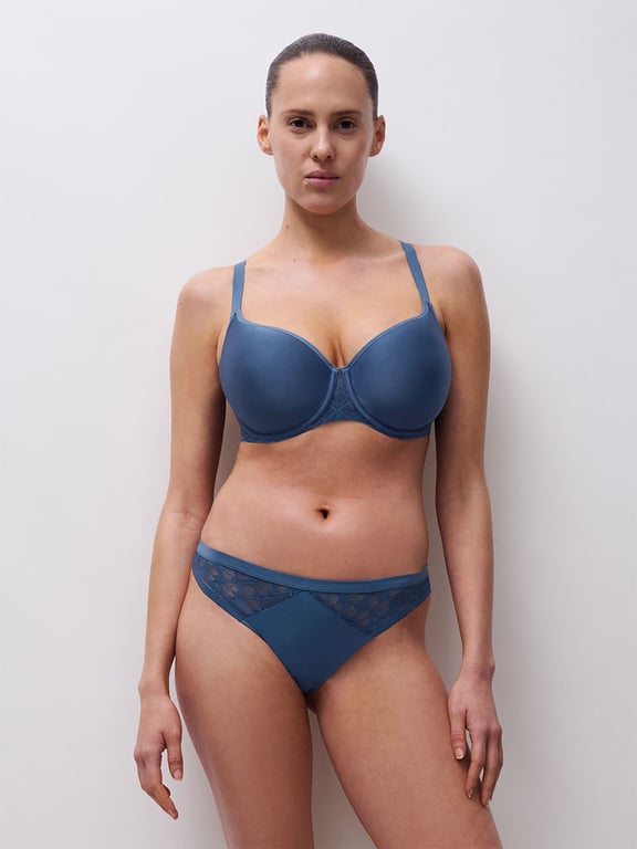 Ace Smooth Lightweight T-Shirt Bra Jeans Blue - 5