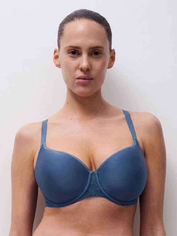 Ace Smooth Lightweight T-Shirt Bra Jeans Blue - 2