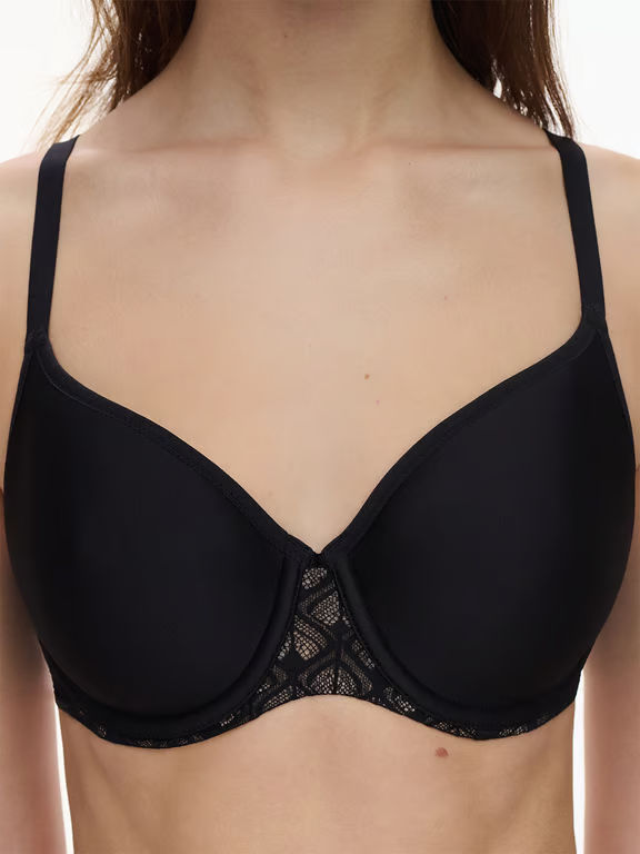 Ace Smooth Lightweight T-Shirt Bra Black - 3