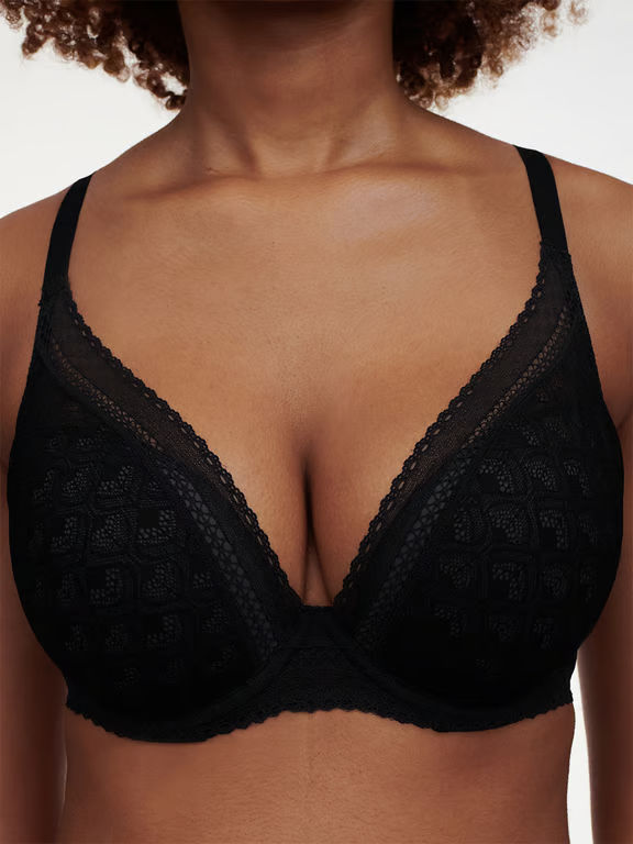 Ace Plunge T-Shirt Bra Black - 4