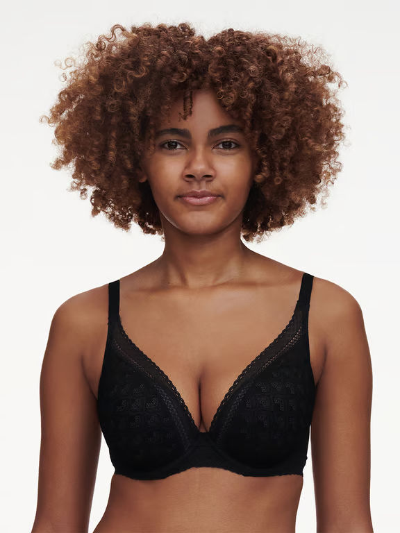 Ace Plunge T-Shirt Bra Black - 0