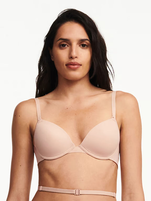 Chantelle Easy feel | OPEN BACK - Open Back Multi-Way Plunge T-Shirt Bra Nude Blush - 1