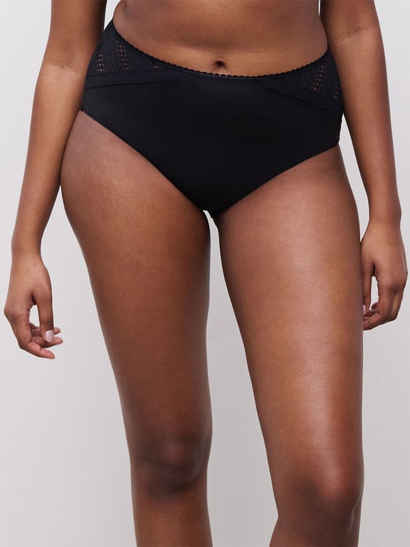 Easy Support High Waist Support Brief Black - 0