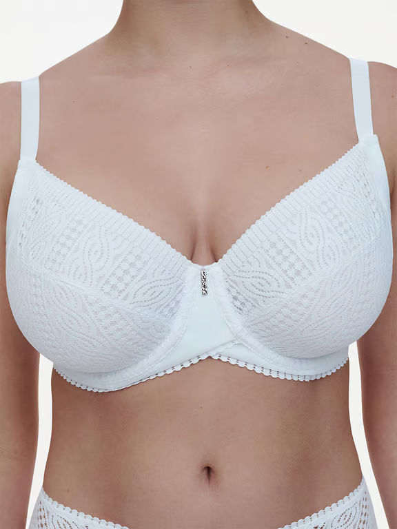 Easy Support Full Coverage Unlined Bra White - 4