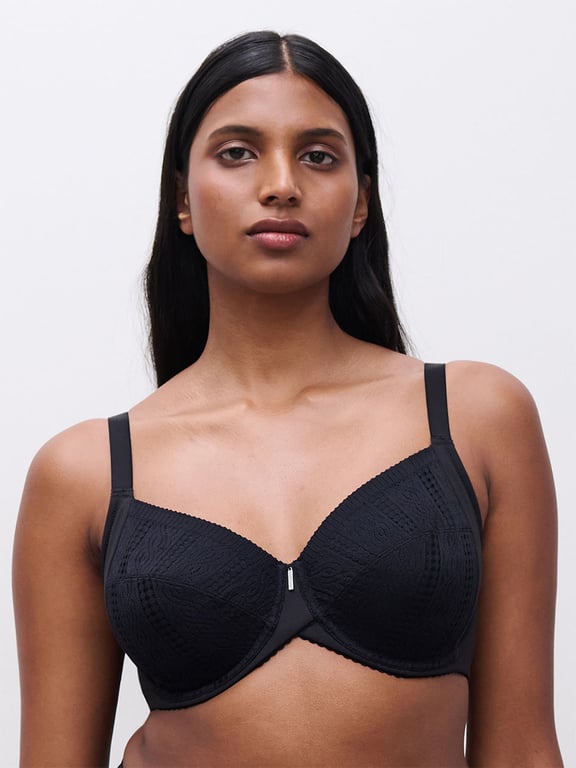 Easy Support Full Coverage Unlined Bra Black - 2